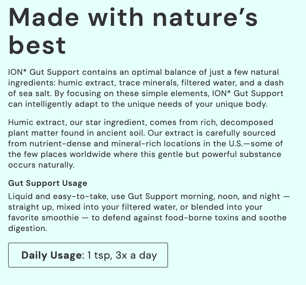 ION Gut Support