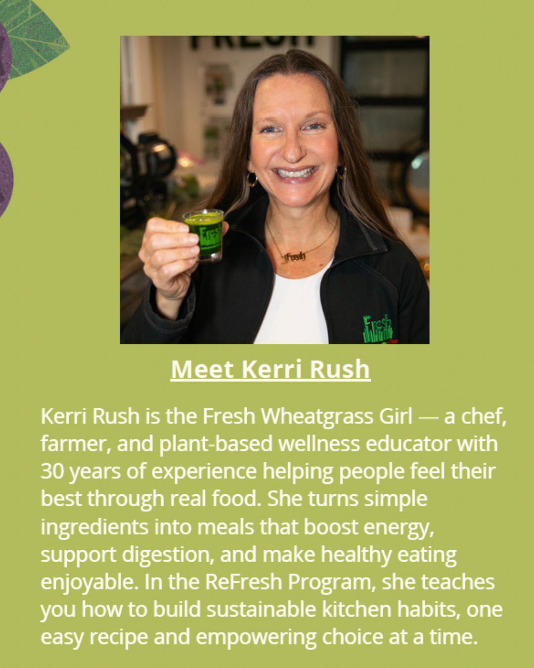 ReFresh Your Health Program + Experience