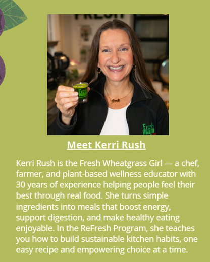 ReFresh Your Health Program + Experience