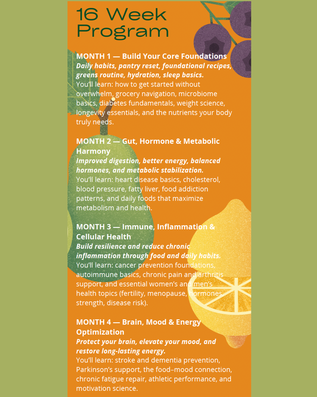 ReFresh Your Health Program + Experience