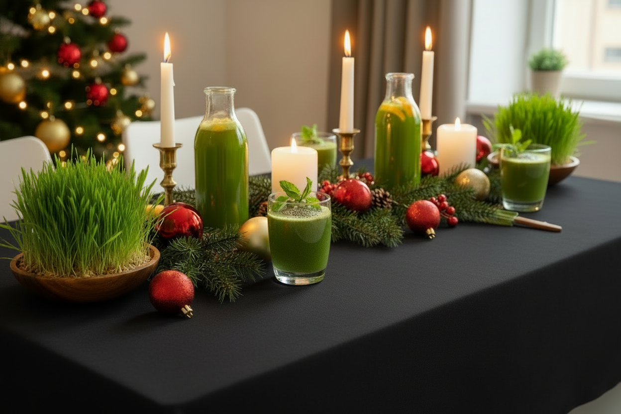 make it a plain black table cloth