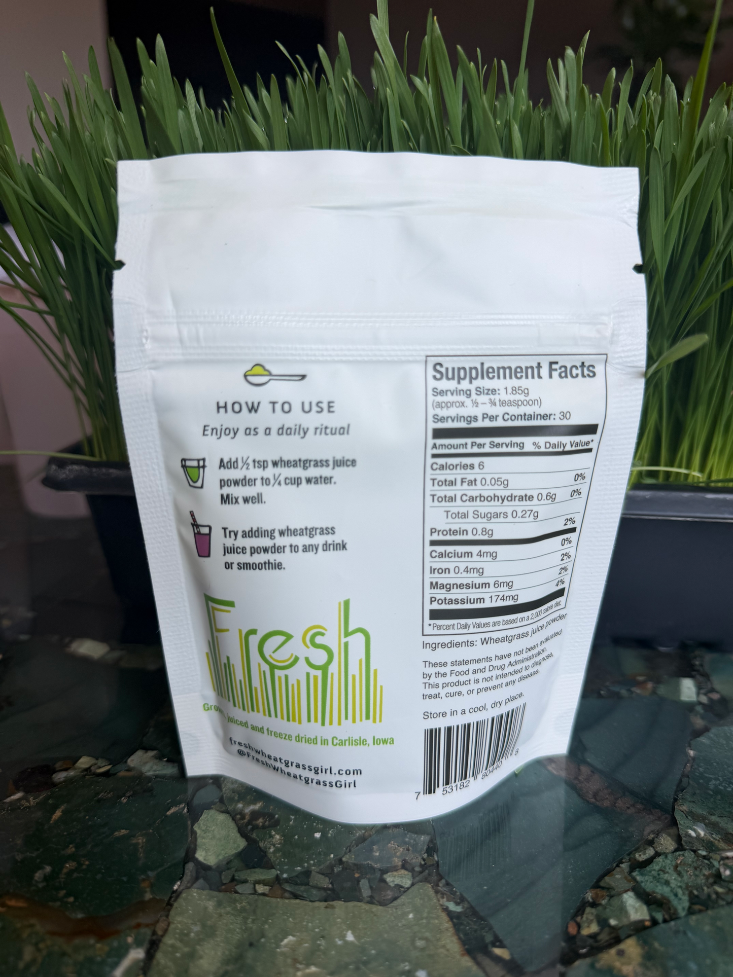 Fresh Wheatgrass Juice Powder